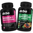 Womens Multivitamin Mineral Supplement- Organic Superfood Greens & Fruit Supplements - Women Energy Vitamin Magnesium & Zinc - Daily Super Food Fruits and Green Veggies Tablets Plus Vegetable Foods