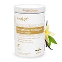 Collagen Peptides Powder - High Dose 20g Collagen + 18g Protein - Hydrolyzed Type I & III Collagen with Probiotics & Digestive Enzymes - Dr. Formulated - BonaGlow Vanilla