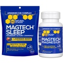 Magtech Magnesium Capsules + Sleep Powder Bundle - 3 Forms of Magnesium - Featuring Magtein L-Threonate - Brain Health & Sleep Support* - 44 Total Servings
