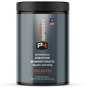 Proven4 Creatine Monohydrate – NSF Certified for Sport® – 5g Micronized Powder for Muscle Strength & Brain Energy, Performance & Recovery from Exercise – Unflavored 16 Oz– 90 Servings