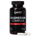 Okiss® Magnesium Glycinate 800mg Complex with B6 & Ashwagandha, 60 Capsules | Promotes relaxation and restful sleep. Supports healthy stress response and muscle function. Contains Chamomile & L-Theanine.