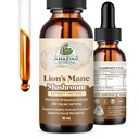 Lion’s Mane Mushroom Extract Tincture – 250mg – Dual Extracted Nootropic Supplement – Liquid Hericium Erinaceus for Focus, Memory & Brain Support, Vegan, Non-GMO, Sugar & Alcohol-Free Drops – 1oz