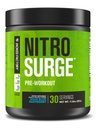 Jacked Factory NITROSURGE Pre Workout Supplement - Endless Energy, Instant Strength Gains, Intense Pumps - NO Booster & Powerful Preworkout Energy Powder - 30 Servings, Sour Blue Raspberry