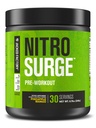 Jacked Factory NITROSURGE Pre Workout Supplement - Energy Booster, Instant Strength Gains, Clear Focus & Intense Pumps - NO Booster & Powerful Preworkout Energy Powder - 30 Servings, Pineapple Mango