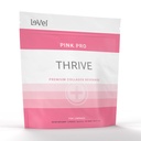 Thrive Premium Collagen Powder Drink - Pink Lemonade - Type I and III Collagen, Hyaluronic Acid, Biotin, Vitamin C (16 Stick Packets, Pink Lemonade - No Caffeine)
