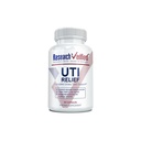 Research Verified UTI Relief - Urinary Tract Support Supplement - 100% Natural, Vegan with Lingonberry, Cranberry & D-Mannose - 1 Bottle (1 Month Supply)