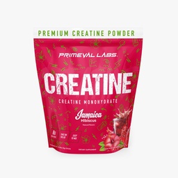 Primeval Labs Clean Creatine Monohydrate Powder | Flavored Powder for Muscle Strength & Recovery | Latin Aqua Fresca Flavors | Workout Supplement for Men & Women | 30 Servings | Jamaica