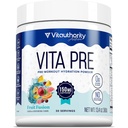 Vitauthority Pre-Workout Hydration Powder for Women Clean Energy & Endurance, L-Citrulline, Beta-Alanine, Organic Coffeeberry with Coconut Water & Sea Salt Fruit Fusion Flavored