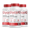 (3 Pack) GlycoIQ Capsules, All Natural Glyco IQ Support Supplement Pills with Premium Ingredients, Advanced GlycoIQ Maximum Strength Formula for Healthy Circulation & Balanced Levels (180 Capsules)