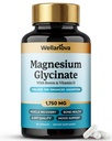 Magnesium Glycinate (Chelated) 1,750 mg – Supplement to Support Stress Relief, Sleep, Muscle Relaxation & Recovery – with Boron & Vitamin D3 – High Absorption – for Women & Men – 90 Capsules