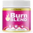Burn Blend Powder, Official BurnBlend Powder Mix with All Natural Ingredients, Advanced Burn Blend Formula for Health & Overall Wellness Support with Premium Vitamins for Women & Men (30 Servings)