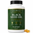 Ethiopian Black Seed Oil Capsules, with 5% Thymoquinone & Carvacrol, Digestive Balance & Daily Wellness, Non-GMO, Gluten-Free, 60 Count Softgels