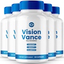 VisionVance Capsules, Official Vision Vance Eye Vitamins Supplement Pills - Maximum Strength, All Natural Formula Visual Wellness & Crystal Clear View, VisionVance Pills Support Reviews (5 Pack)