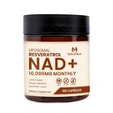 900mg Liposomal NAD+ Softgels with Resveratrol, Daily Energy & Cellular Wellness Support, Non-GMO for Men & Women, 180 Count