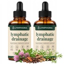Lymphatic Drainage Drops for Bloat Relief & De-Puff – Cleavers, Red Clover, Stillingia Root & Prickly Ash Bark – Lymph Node Detox Cleanse, Fluid Retention, Alcohol-Free, 2 Fl Oz (Pack of 2)