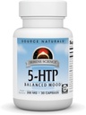 Source Naturals Serene Science 5-HTP, Non-GMO Dietary Supplement, 200 mg - 30 Capsules