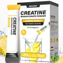 Creatine Monohydrate Stick Packs – 5g Micronized German Creapure® Creatine Powder, Sugar Free, Lean Muscle & Recovery, NSF Certified for Sport, Travel Size, 3 Flavors (30 Sticks)