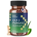 GLP-1 Probiotic Dietary Supplement, Supports Healthy Appetite and Metabolic Function - Chromium, Green Tea, Cinnamon, Probiotics & Herbal Blend, 60 Capsules (30-Day Supply)