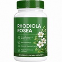 Rhodiola Rosea Capsules, Natural Adaptogenic Herb, 500mg Organic Rhodiola Rosea Extract Supplement for Stress Support, Balance Energy, Immune Function, Non-GMO, 60 Vegan Capsules