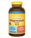 Nature Magnesium Citrate High Absorption Magnesium Citrate Supplement, 250mg per Serving, 180 Softgels, Supports Muscle, Heart, Nerve and Bone Health
