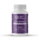 60 mg High Dosage Melatonin Supplement - Extra Strength High Potency Sleep Support, Vegan Non-GMO, Made in USA, Easy-to-Swallow Capsules 60 Count (60 Servings)