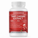 GoodGrove Tart Cherry Extract Capsules, Tart Cherry Extract Supplement | 10:1 Extract, 3600mg Strength | Supports Joint Comfort, 60 Count (1)