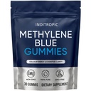 Inditropic Methylene Blue Gummies, 5mg Methylene BlueGummies for Men, Cognitive Support & Mental Focus, Boosts Cellular Energy, 99.9% Pure, Vegan, Non-GMO, 30 Gummies