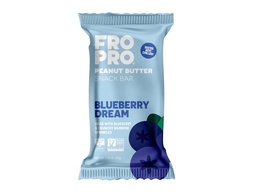 FROPRO Plant Protein Snack Bars, One Bite Crave-Worthy Taste, Honey-Sweetened Plant-Based Protein Bars, 9–10g Protein, Gluten & Dairy Free, Snack Size On-the-Go, Blueberry Dream, 12 Pack