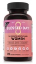 Multivitamin for Women 120 Liquid Capsules with Vitamin D, C, B12, A, Biotin, Zinc, Iron, Magnesium, Calcium, Minerals, Vitamins & Superfoods – Daily Nutritional Support for Hair, Skin & Nails