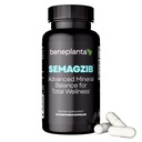 Essential Minerals Complex - Chelated Magnesium Zinc Selenium Boron - 60 Capsules - 30 Day Supply - Energy & Immune Support - Beneplanta SEMAGZIB