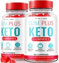 rize labs - Slim Plus Keto ACV Gummies for Advanced Weight Loss, All Natural Apple Cider Vinegar Supplement (120 Gummies)