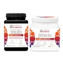 Youtheory GLP-1 Support Bundle: High Potency Multivitamin & Muscle Guard Whey Protein Powder - Supports Muscle, Bone, Immunity & Overall Health - with myHMB, Calcium, Vitamin D & More