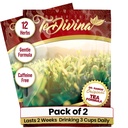 Té Divina | Pack of 2 | Natural Detox Tea for 84 days | Herbal Tea for Weight Loss, Belly Fat & Colon Cleanse Support | Bloating Relief, Energy & Digestion | Siberian Chaga, Ganoderma, Chamomile, Ginger | Té Herbal Para Bajar de Peso Rápido