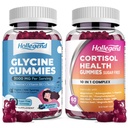 Glycine 3g Gummies & Cortisol Gummies, Sleep, Relaxation, Stress & Immune Health Support
