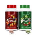 Fruit and Veggies Supplement – Whole Food Natural Superfoods Ingredients with 34 Fruits and Vegetables, 180 Total Vegetarian Capsules with Vitamins and Minerals, Soy Free, Non-GMO