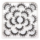 Losha False Eyelashes 10 Pairs Wispy Faux Mink Lashes Soft 3D Volume Fake Eyelashes Handmade Reusable False Lashes Dramatic Long Eye Lashes Pack (Glam)
