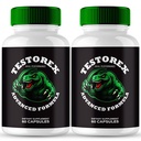 Testorex Capsules, Official Testorex Supplement Pills - Maximum Strength, All Natural Formula for Energy, Stamina and Performance, Premium Testo-Rex Health Support Reviews (2 Pack)