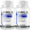 (2 Pack) Virilix Capsules, Virilix Pills for Men with All Natural Ingredients, Maximum Strength Supplement with Premium Vitamins Supporting Optimal Wellness and Advanced Health Naturally(120 Capsules)