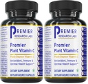 Premier Research Labs Vitamin C Supplement - Natural Vitamin C, Whole Food Vitamin C, Essential C Complex, Pure with Bioflavonoids & Organic Ingredients - 60 Vegetarian Capsules (Pack of 2)