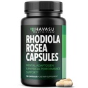 Rhodiola Rosea Capsules, 120 Count, Mental & Physical Performance Support | Herbal Adaptogen with 3% Salidrosides & 3% Rosavins Extract Capsules, Vegan, Non-GMO, Gluten-Free, 4 Month Supply