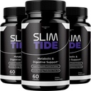 Valdivia (3 Pack) Slim Tide Capsules - Official SlimTide Supplement, Premium Formula, Natural Vitamins for Health & Wellness - 180 Capsules for 3 Months