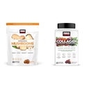 Force Factor Modern Mushrooms Soft Chews with 7 Mushrooms, Collagen Boosting Superfoods with Biotin for Hair Skin Nails, 60 Soft Chews Each