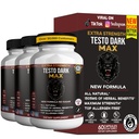 Testo Dark Max Dietary Supplement, Organic Maca Root, Non-GMO, Vegan, Gluten Free, 60 Capsules (2)