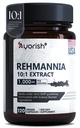 Rehmannia Capsules 1000mg 120 Count Rehmannia Root Extract 10:1 Herbal Supplement Kidney Support Urinary Tract Support Botanical Capsules Vegan Non GMO
