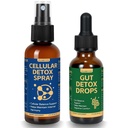 Mineral & Botanical Gut Support Pack with Liquid Drops and Daily Spray, Digestive Balance Support, Daily Wellness Routine Formula, Non-GMO Gluten Free