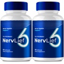 NervLief 6 Capsules, Official NervLief 6 Advanced Nerve Health Supplement Pills - Maximum Strength, All Natural Healthy Circulation & Stable Levels, NervLief6 Nerve Support Reviews (2 Pack)
