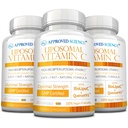 Approved Science Liposomal Vitamin C with Quercetin - 1100 mg - 180 Capsules - Immune Support, Boost Collagen, Antioxidant - High Absorption - Fat Soluble - Non GMO - Vegan - Made in the USA