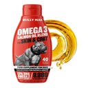 Bully Max Wild Alaskan Salmon Oil for Dogs - Omega 3 Fish Oil Supplement for Skin, Coat, Joint, Brain & Immune Support with EPA, DHA, Omega 3, 6, & 9 Fatty Acids - Dog Food Topper for Puppies & Adults