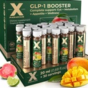 GLP-1 Booster Supplement with Pre & Probiotics - Appetite Control, Gut Health & Metabolic Support - Energy & Mood Support - GLP1 Support Supplement Liquid