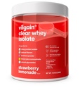 Clear Whey Isolate, Fresh Fruity Protein Flavour, Sweetened with Stevia, Over 85% Protein, Natural Ingredients, No Artificial Flavours and Dyes (17.64 oz) (Strawberry Lemonade)